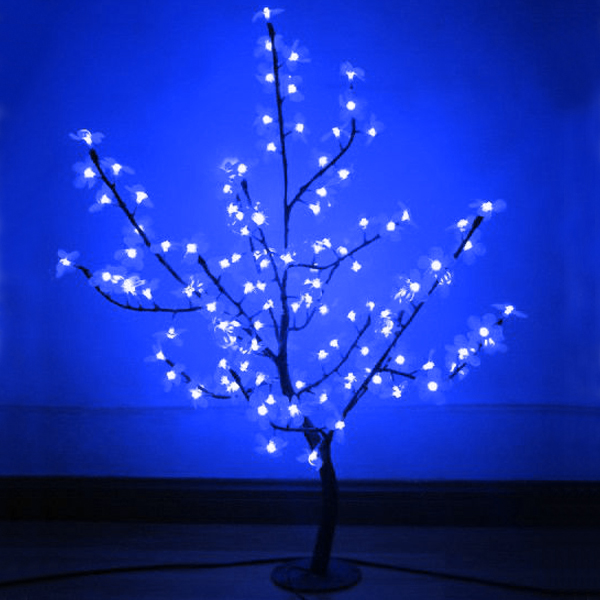 Arbol LED 8W 192 LEDS Azul